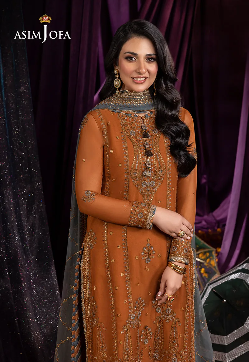 AJDA-15 EMBROIDERED CHIFFON 3 PCS