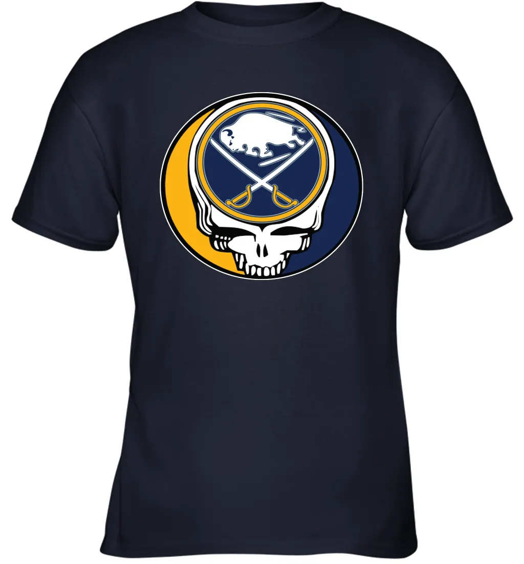 Buffalo Sabres Grateful Dead Steal Your Face Hockey NHL Youth T-Shirt